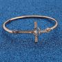 WUSUANED Goddaughter Gift Infinity Love Heart Cross Bracelet Christian Jewelry First Communion Gift
