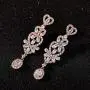 SWEETV Wedding Chandelier Earrings for Brides Women, Long Bridal Drop Dangling Earrings for Wedding Prom Pageant, Vintage style SWEETV Wedding Chandelier Earrings for Brides Women, Long Bridal Drop Dangling Earrings for Wedding Prom Pageant, Vintage style