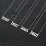 Birth Year Number Pendant Necklace for Women Girls Birthday Gift Charm Friendship Jewelry