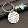 TOGON Alice in Wonderland Lover Gift Wonderland Keychain Quotes Because I was A Different Person Then Keychain for Friend Sister TOGON Alice in Wonderland Lover Gift Wonderland Keychain Quotes Because I was A Different Person Then Keychain for Friend Sister