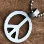 Peace Sign Jewelry Hippie Reggae Disco 70s Fashion Peace Symbol protection Amulet Pewter Pendant Necklace Charm Mens Womens Girls Boys Unisex for men women girls boys gay w Silver Ball Chain Peace Sign Jewelry Hippie Reggae Disco 70s Fashion Peace Symbol protection Amulet Pewter Pendant Necklace Charm Mens Womens Girls Boys Unisex for men women girls boys gay w Silver Ball Chain