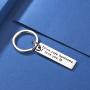 CJ&M Husband Keychain When I Tell You I Love You Husband Gift Boyfriend Gift,Wife Gift,Dad Gift, Men Gift