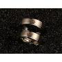 Her King His Queen Ring Silver Stainless Steel Wedding Bands Engagement Promise Rings