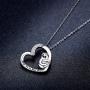 JUSTKIDSTOY Sloth Necklace Sterling Silver “Slow Down Be Happy” Slider Sloths Stuffed Animal Pendant Jewelry Charm Gifts for Women