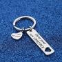 BAUNA Retirement Keychain Enjoy Your New Chapter Retirement Key Ring for Coworker Leaving Retired Gifts