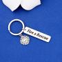 FAADBUK Firefighter Gift Firefighter Fire Courage Honor Keychain Fire & Rescue Jewelry Gift for Fireman Fire Guard