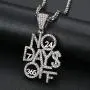 LC8 Jewelry Hip Hop Iced Out No Day OFF Pendant Chain Fashion Creative Necklace for Men Women LC8 Jewelry Hip Hop Iced Out No Day OFF Pendant Chain Fashion Creative Necklace for Men Women
