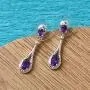 Shop LC Stylish Drop Dangle Earrings Oval Amethyst Fashion Costume Prom Purple Jewelry for Women Mothers Day Gifts Costume Prom Purple Jewelry Cttw 1 Shop LC Stylish Drop Dangle Earrings Oval Amethyst Fashion Costume Prom Purple Jewelry for Women Mothers Day Gifts Costume Prom Purple Jewelry Cttw 1