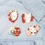 feimeng jewelry 2Pcs Anime Violet Evergarden Pins and Brooches Gold Color Cosplay Props Costume Alloy Enamel Pin SetBadge Accessories Gifts feimeng jewelry 2Pcs Anime Violet Evergarden Pins and Brooches Gold Color Cosplay Props Costume Alloy Enamel Pin SetBadge Accessories Gifts