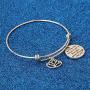 WUSUANED Lotus Flower Bracelet Be Like The Lotus Trust in The Light Grow Through The Dirt