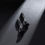 UM Jewelry Punk Style Womens Mens 316L Stianless Steel Screw Stud Earrings 1.06''