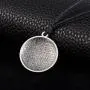 Solomon The Third Pentacle of Jupiter Pendant Necklace, Magical Talisman Jewelry (silver)