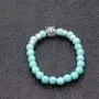 Teacher Gift,8mm Natural Turquoise Owl Braided Rope Bracelet For Women Bohemian Jewelry Gift Teacher Gift,8mm Natural Turquoise Owl Braided Rope Bracelet For Women Bohemian Jewelry Gift
