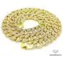 Shiny Jewelers USA Mens Iced Out Hip Hop Gold Tone CZ Miami Cuban Link Chain 8'', 9'', 20'', 24'', 30'', 36'' Necklace Bracelet Shiny Jewelers USA Mens Iced Out Hip Hop Gold Tone CZ Miami Cuban Link Chain 8'', 9'', 20'', 24'', 30'', 36'' Necklace Bracelet