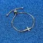 WUSUANED Christian Cross Adjustable Chain Link Bracelet Religious Jewelry Gift