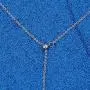 WUSUANED Intertwined Heart And Triangle Adoption Symbol Pendant Y Necklace Adoption Jewelry Gift For Stepmom Stepdaughter