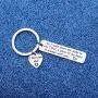 WUSUANED First Communion Keychain May You Always Know The Peace of Jesus Baptism Gift Christian Cross Jewelry Holy Communion Gift