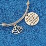 WUSUANED Lotus Flower Bracelet Be Like The Lotus Trust in The Light Grow Through The Dirt