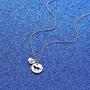 MONOOC Horse Necklace for Girls, Horse Charm Necklace Stainless Steel Heart Initial Necklace Horse Gifts for Girls, Horse Jewelry Girls Horse Necklace 26 Initial Letter Necklace for Girl