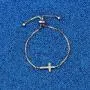 WUSUANED Christian Cross Adjustable Chain Link Bracelet Religious Jewelry Gift