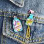 Cute Creative Enamel Pins Brooch Set, 5 pcs Colorful Lovely Pins Badges for Women Girls Boys Clothes Backpacks Decor …