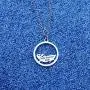 WUSUANED Pet Lover Gift Hamster Wheel Necklace Crazy Hamster Lady Hamster Lover Pendant Necklace Animal Lover Jewelry Gift for Women