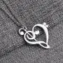 Silver Musical Note Necklace Pendant Treble Clef Music Jewelry for Women Girlfriend Daughter